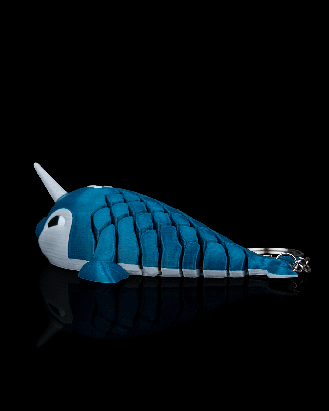 Paul the Narwhal – Mesh Buddy Fidget Keychain