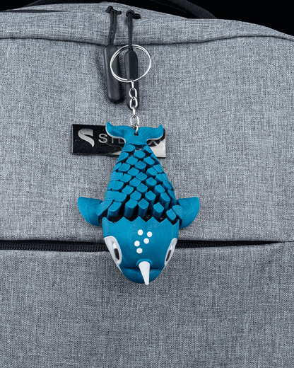 Paul the Narwhal – Mesh Buddy Fidget Keychain