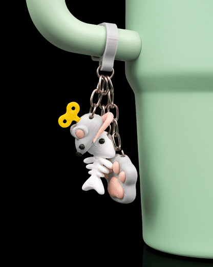 Pawsitively Hydrated Straw Topper & Cup Charm