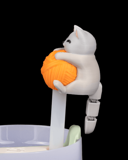 Pawsitively Hydrated Straw Topper & Cup Charm