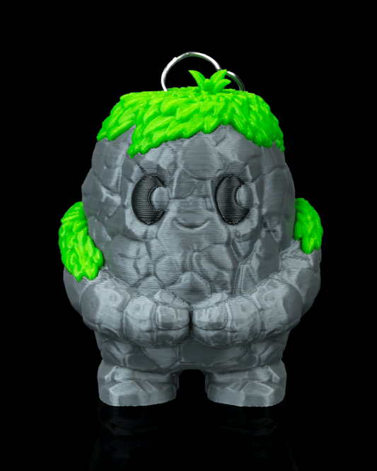 Pebbi the Stone Spirit Keychain
