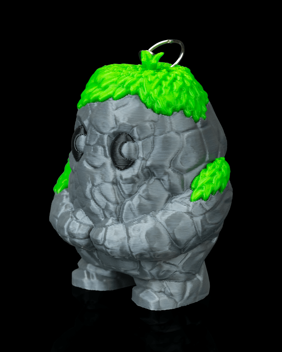 Pebbi the Stone Spirit Keychain