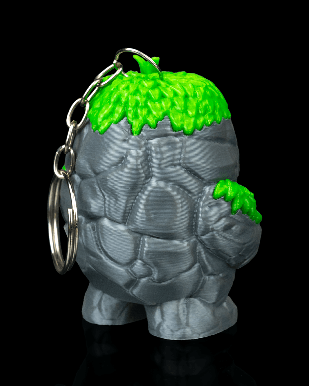 Pebbi the Stone Spirit Keychain