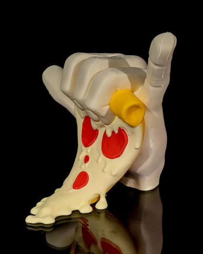 Pick ’n Eater Pizza Hands – 3D Printed Pizza Sculptures (3 Styles) POD