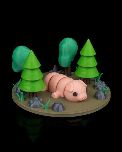 Rest in Nest 3D-Printed Farm, Country & House Pets | Keychains & Desk Displays