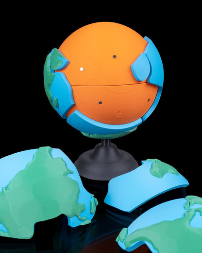 Planet Puzzle | Magnetic Tectonic Plate Earth Model