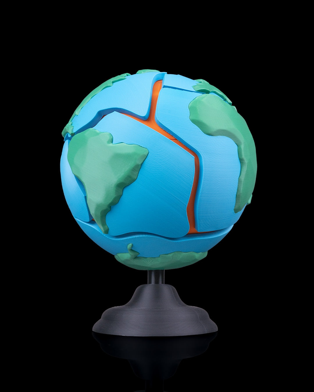 Planet Puzzle | Magnetic Tectonic Plate Earth Model