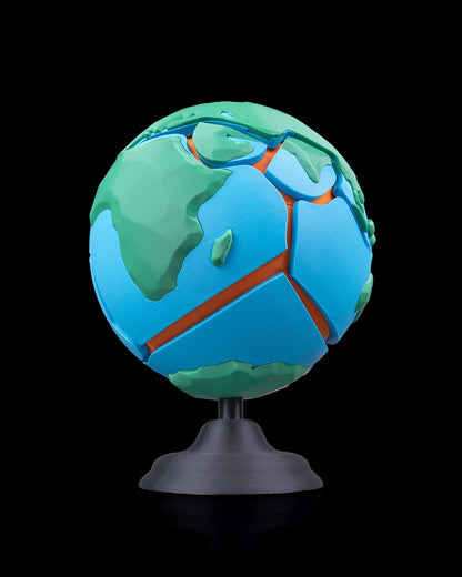 Planet Puzzle | Magnetic Tectonic Plate Earth Model
