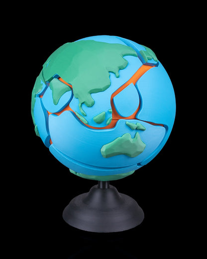 Planet Puzzle | Magnetic Tectonic Plate Earth Model