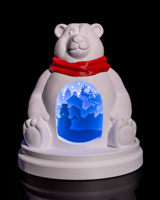 Polar Bear 3D Light Decor