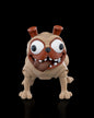 Playful Pug 3D-Printed Figurine – Adorable Dog Collectible with Tongue Options