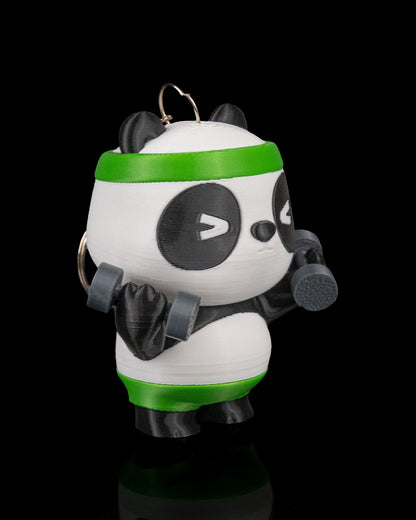 Pumpanda Workout Panda Keychain