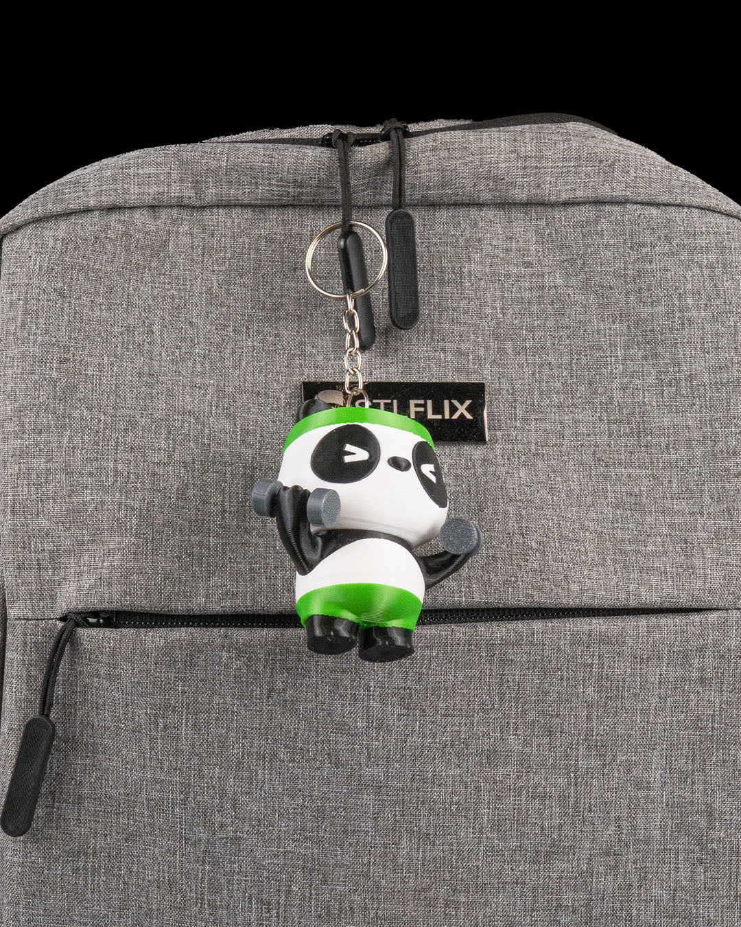 Pumpanda Workout Panda Keychain