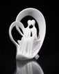 Quiet Love: Minimalist 3D Printed Couple Sculpture