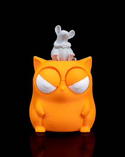 Rat Problem | Unbothered Cat Keychain