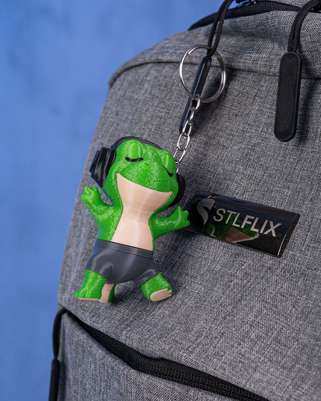 Rock n Rawr – Music-Loving Dino Keychain