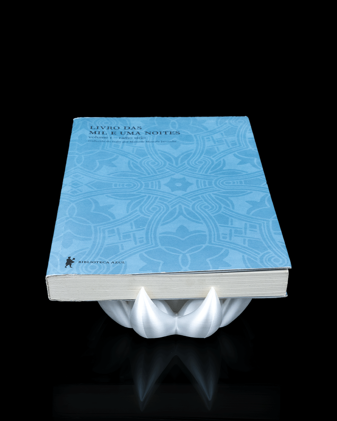 Root of Awakening Book Stand – Custom Color Lotus Display | 3D Printed Book or Altar Stand