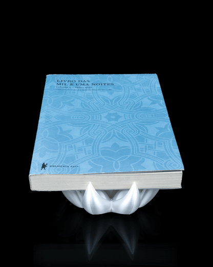 Root of Awakening Book Stand – Custom Color Lotus Display | 3D Printed Book or Altar Stand