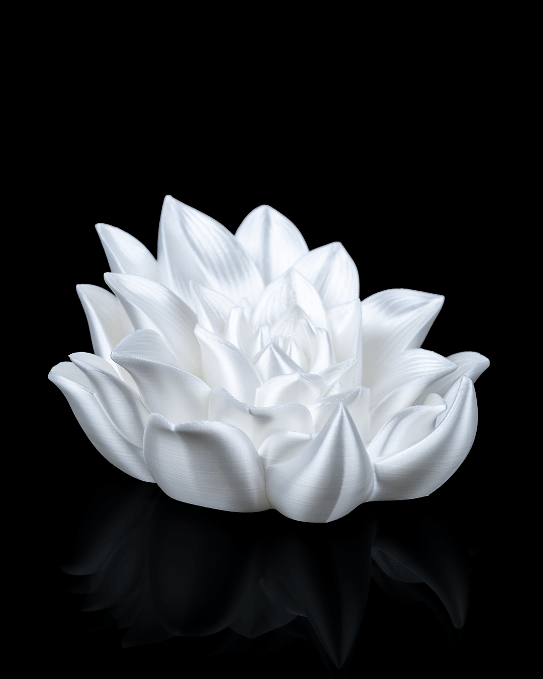 Root of Awakening Book Stand – Custom Color Lotus Display | 3D Printed Book or Altar Stand