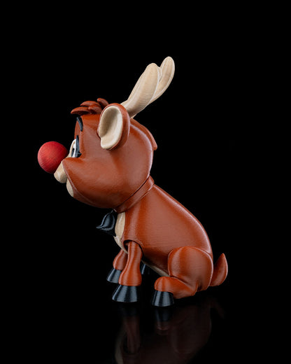 Rudolph, The Poseable Reindeer Ornament - Festive Christmas Decoration