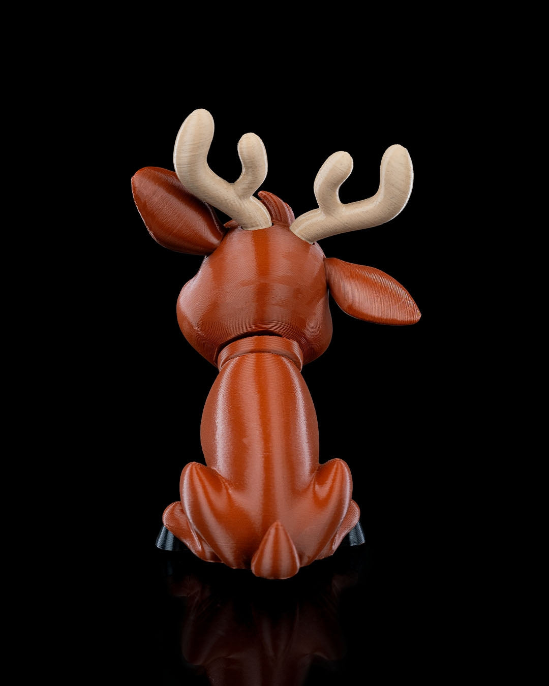 Rudolph, The Poseable Reindeer Ornament - Festive Christmas Decoration