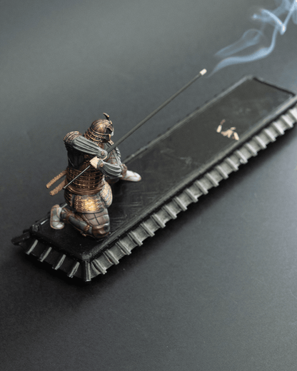3D-Printed Samurai Incense Holder with Hidden Storage