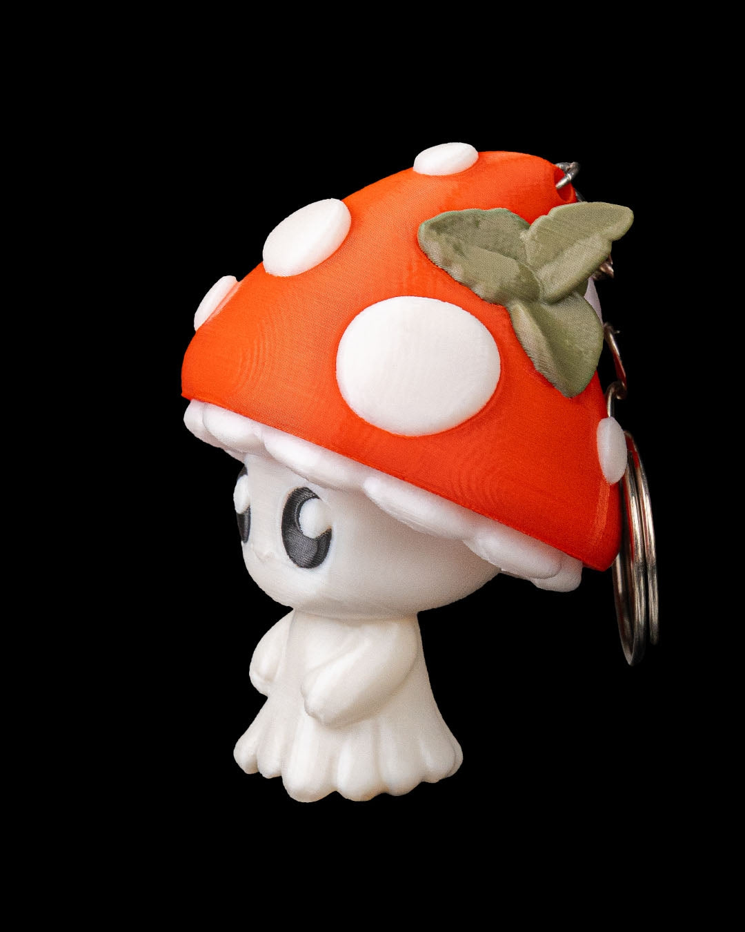 Shime the Mushroom Spirit Keychain