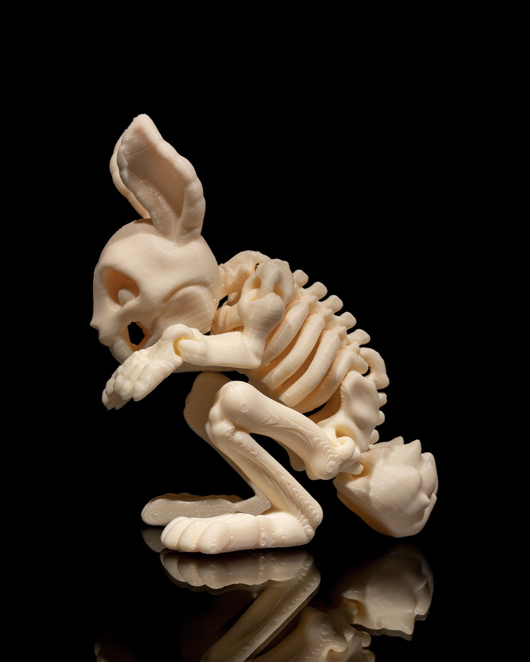 Skeleton Bunny | Articulated PetSkeleton Figurine