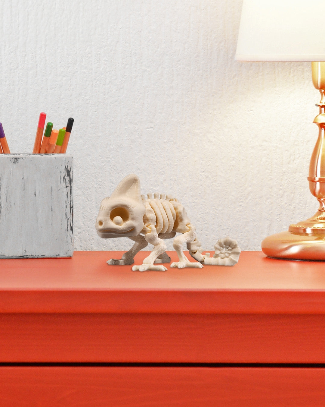 Skeleton Chameleon | Articulated PetSkeleton Figurine