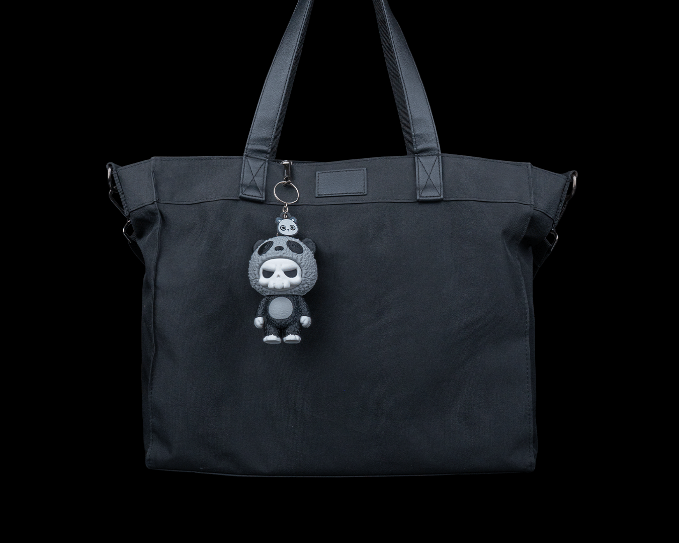Skubbies: Babuu – 3D Printed Panda Skull Collectible Keychain Figure