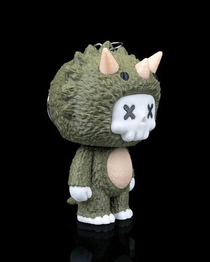 Skubbies: Trixi – 3D Printed Dinosaur Skull Cutie Keychain Figure