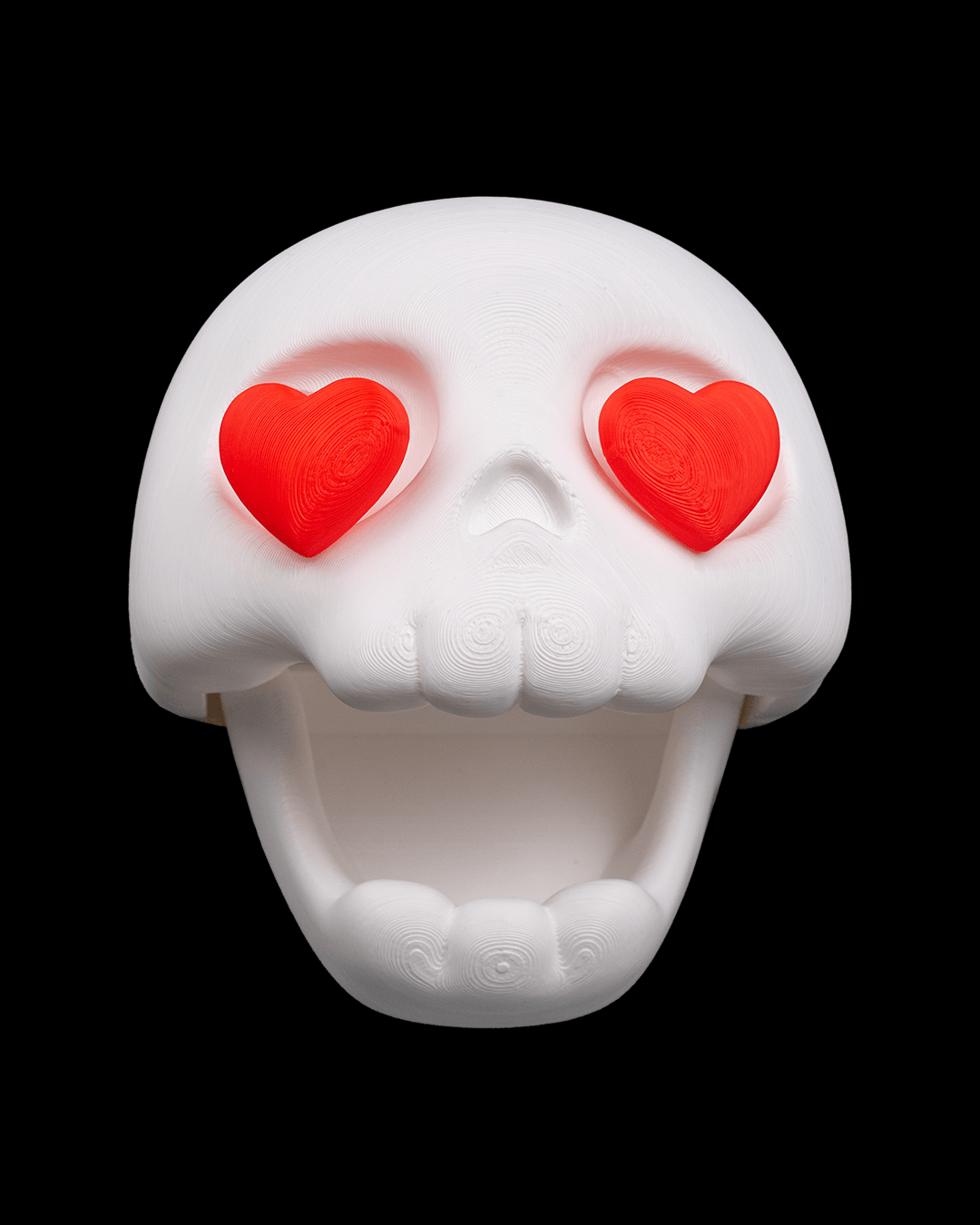 Skull Crush | Heart-Eyed Interactive Skull Candy Container