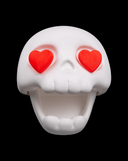 Skull Crush | Heart-Eyed Interactive Skull Candy Container