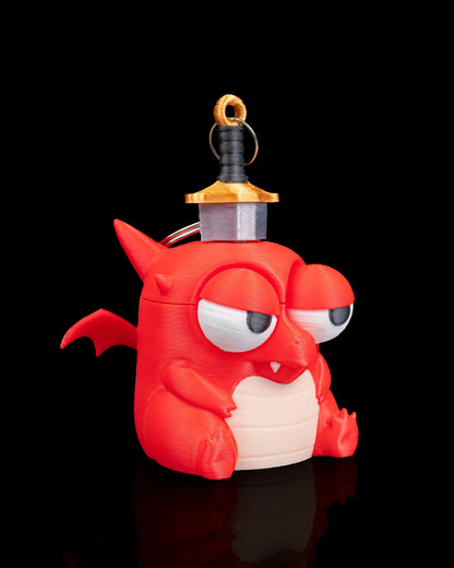 Slain Again | Unbothered Dragon Keychain