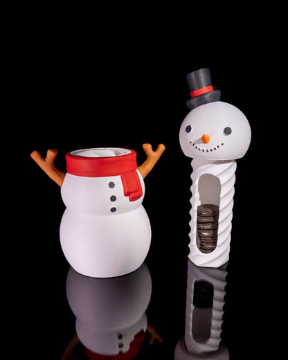 Snowman Cookie Stash – Festive Christmas Decor and Treat Holder