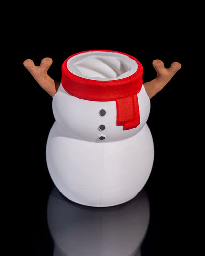 Snowman Cookie Stash – Festive Christmas Decor and Treat Holder