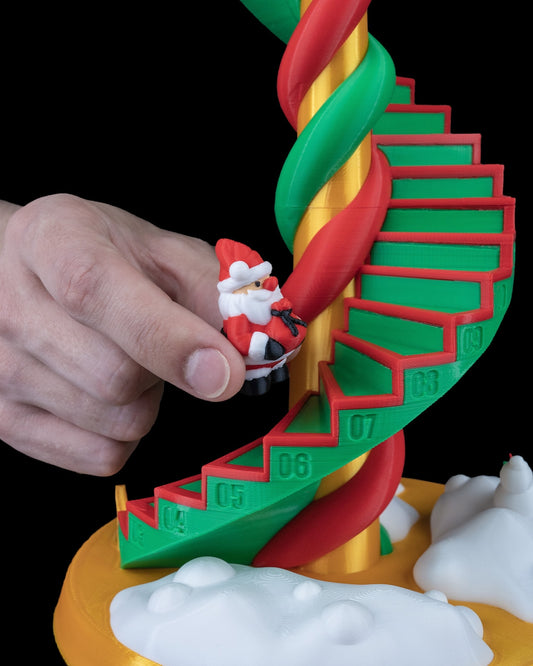 Step by Step Christmas Countdown: Festive Spiral Holiday Calendar