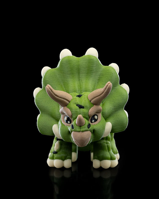 Stuffed Triceratops 3D-Printed Collectible