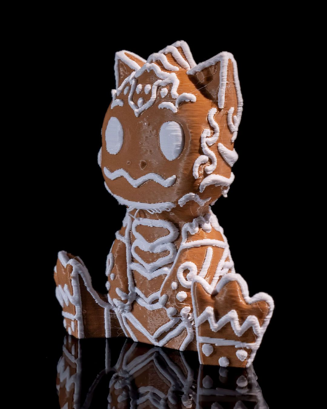 Gingerbread Cookie Dragon Figurine