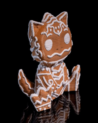 Gingerbread Cookie Dragon Figurine