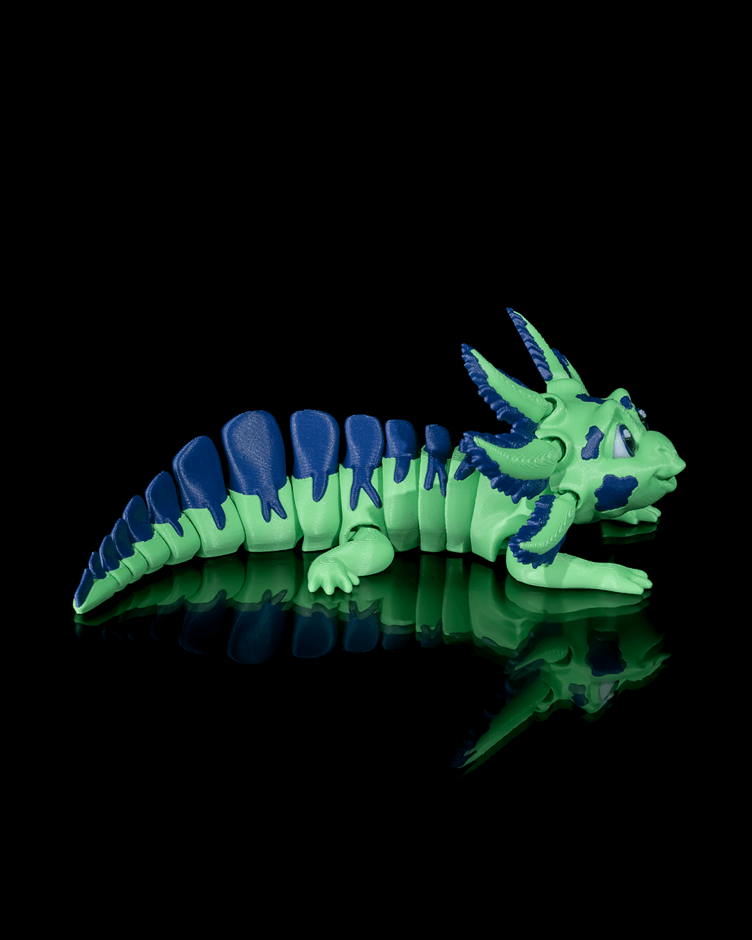 Sweet N Sour Axolotl - Vibrant and Articulated 3D Printed Collectible