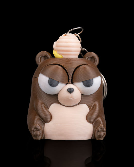 Sweet Regret | Unbothered Bear Keychain