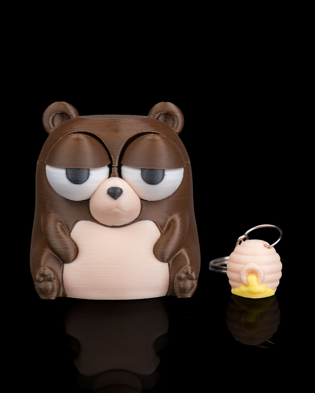 Sweet Regret | Unbothered Bear Keychain