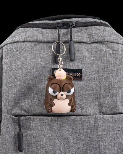 Sweet Regret | Unbothered Bear Keychain
