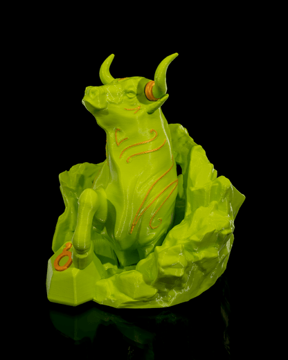 Taurus Zodiac Statue by STLFlix – Majestic Bull Collectible | Dragons N Doodads