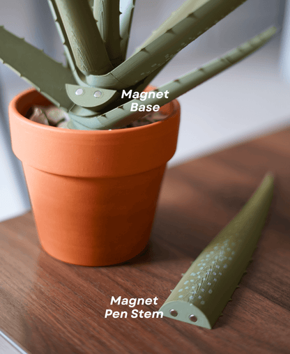 Aloe Vera Pen Plant – Stylish 3D Printed Desk Organizer