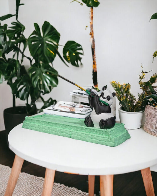 Panda Flutist Incense Holder