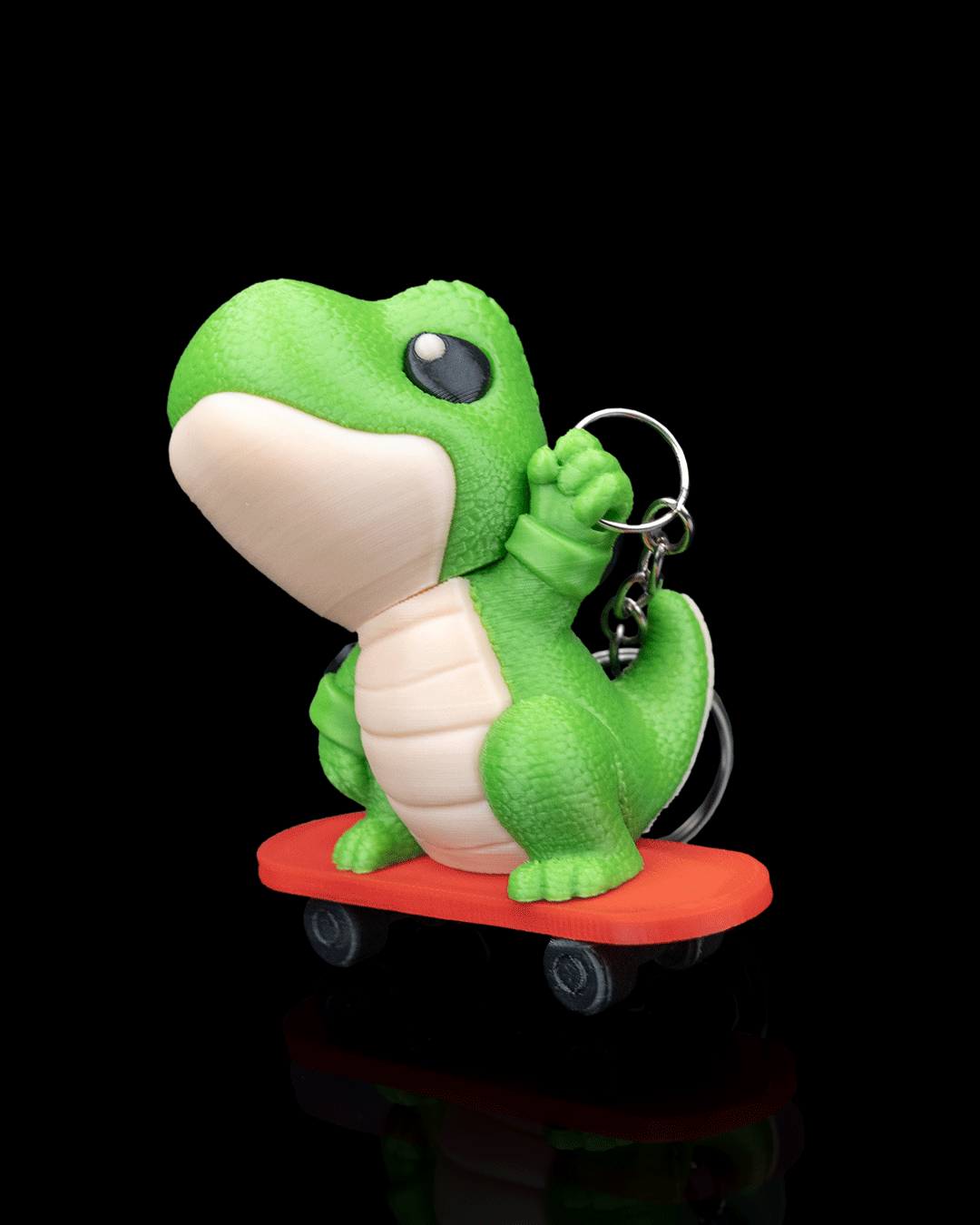 Tony Rawr – Skateboard Dino Keychain