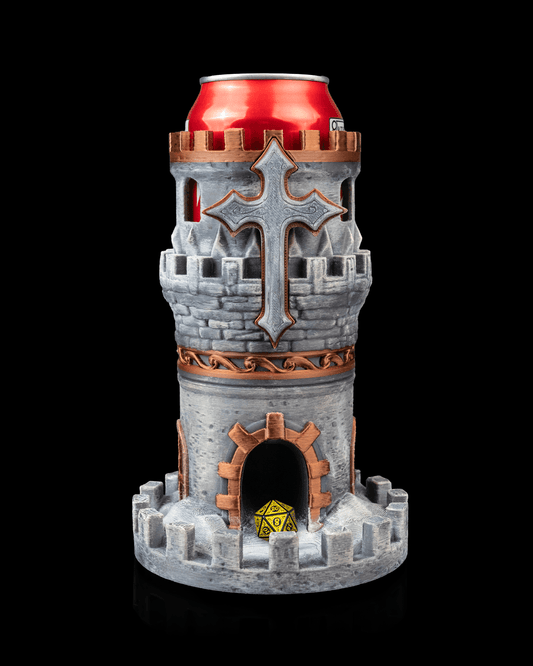 Tower of the Valiant – 3D Printed Can Holder & Dice Tower