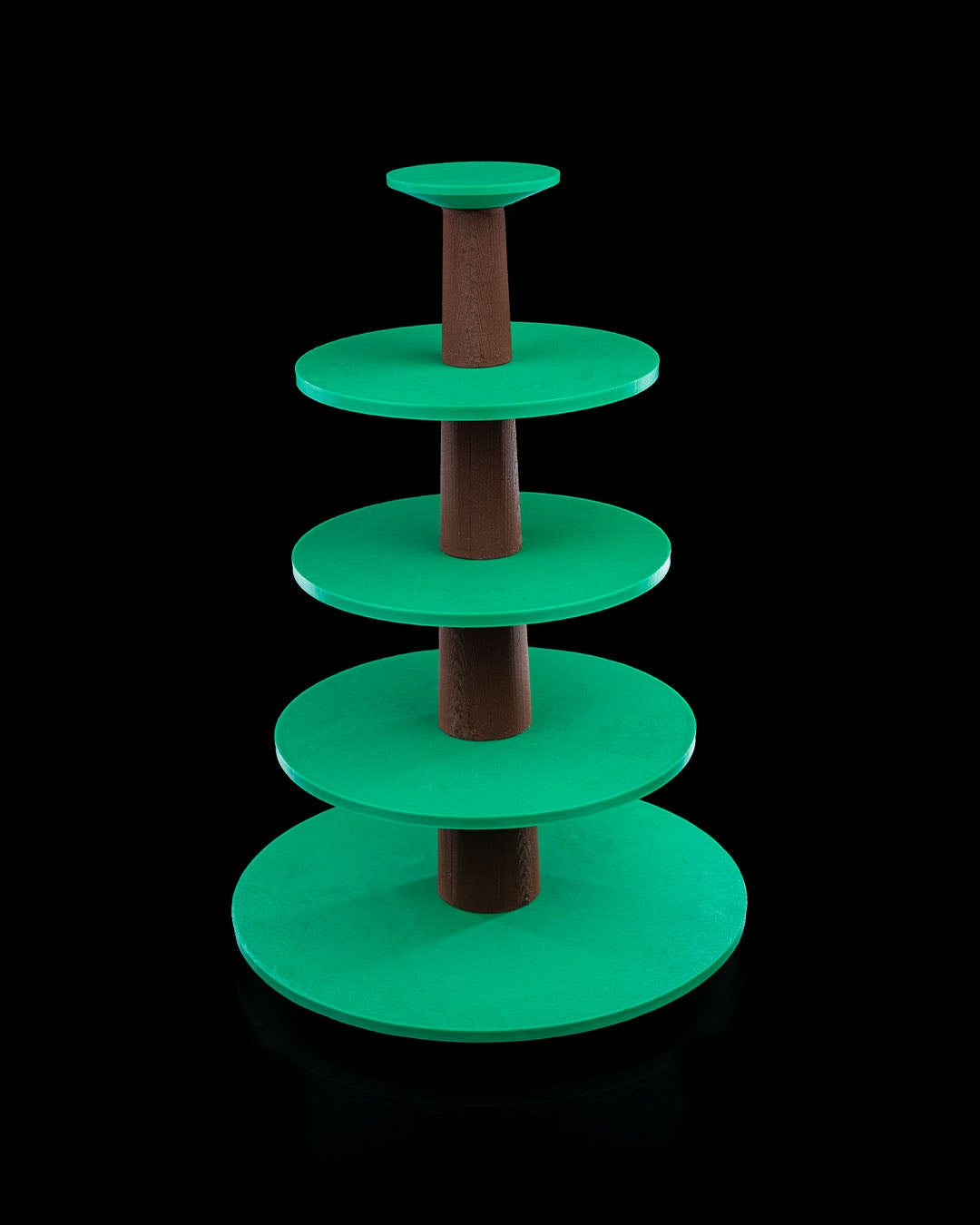 Tree Top Village Countdown Containers - 3D Printed Holiday Advent Tree